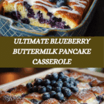 Blueberry Buttermilk Pancake Casserole Recipe