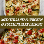 Best Mediterranean Chicken Zucchini Bake Recipe