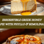 Golden Greek Honey Pie Recipe