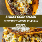 Street Corn Smash Burger Tacos Recipe