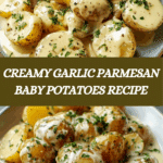 Creamy Garlic Baby Potatoes Recipe