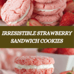 Soft Strawberry Cake Mix Sandwich Cookies Recipe