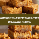 Butterscotch Blondies Recipe