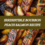 Bourbon Peach Roasted Salmon Recipe