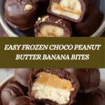 Frozen Chocolate Peanut Butter Banana Bites Recipe