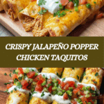 Crispy Jalapeño Popper Chicken Taquitos Recipe Delight Recipe