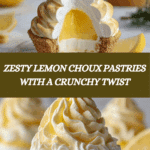 Light choux pastries filled with lemon cream Recipe