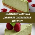 Original Matcha Japanese Cheesecake Recipe