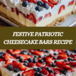 Patriotic Cheesecake BarsIngredients Recipe