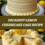 Lemon Cheesecake Cake Recipe
