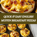 English Muffin Breakfast Pizzas Recipe