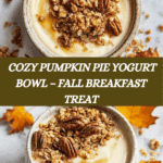 Pumpkin Pie Yogurt Bowl Recipe
