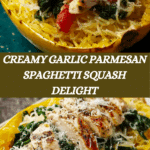 paghetti Squash with Chicken and Spinach Recipe