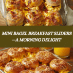Bagel Breakfast Sliders Recipe