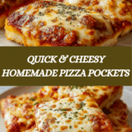 Homemade Easy Cheesy Pizza Pockets Recipe