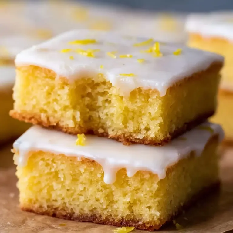 Easy Lemon Brownies Recipe