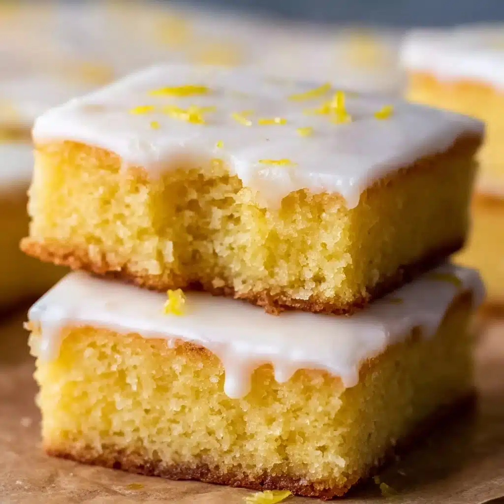 Easy Lemon Brownies Recipe