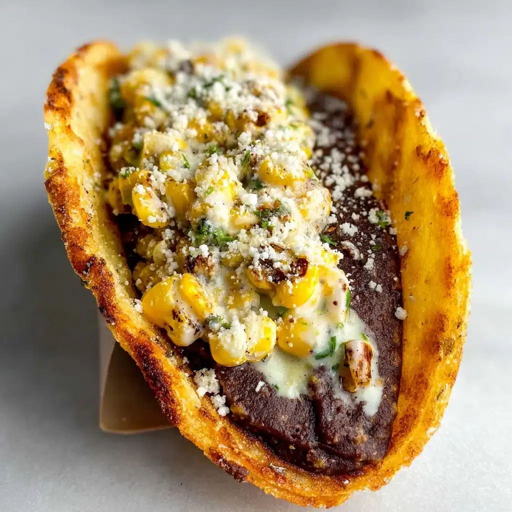 Street Corn Smash Burger Tacos Recipe - Recipe Image