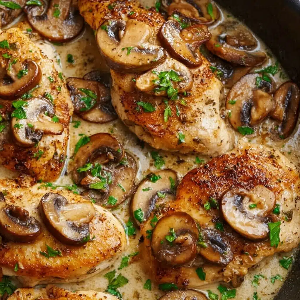 Creamy Crock Pot Chicken Marsala Recipe - Recipe Image