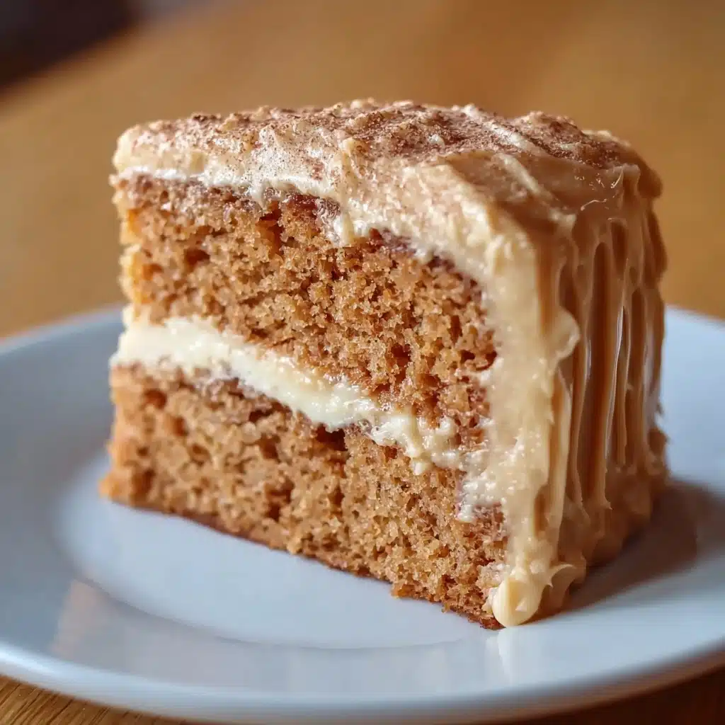 Applesauce Cake with Cinnamon Cream Cheese Frosting Recipe - Recipe Image
