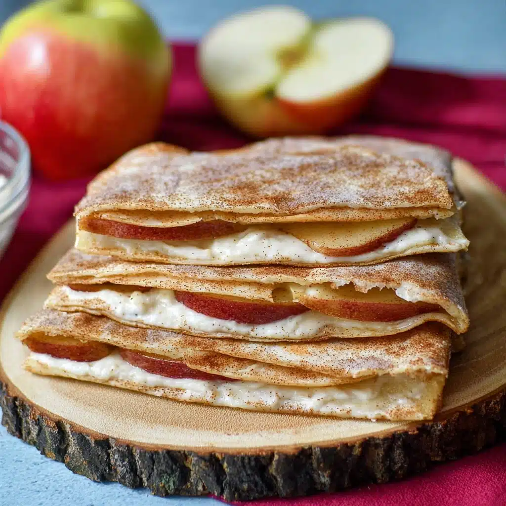 Apple Cheesecake Breakfast Quesadillas Recipe - Recipe Image