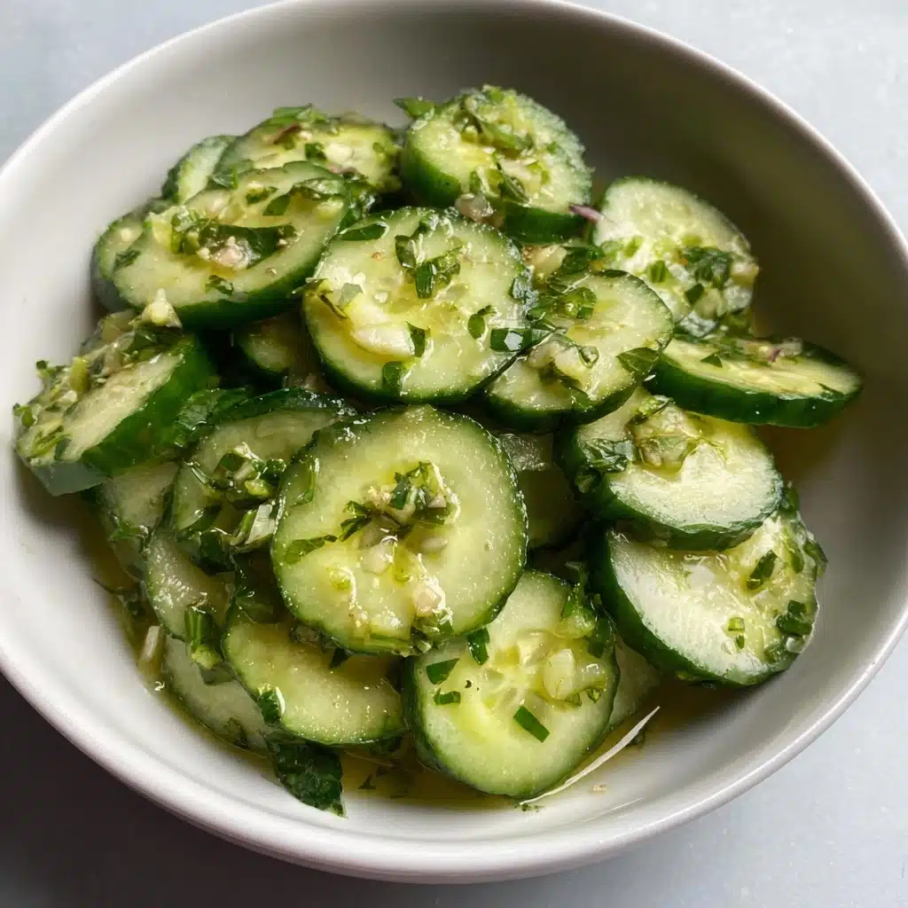Cucumber and Basil Salad Recipe