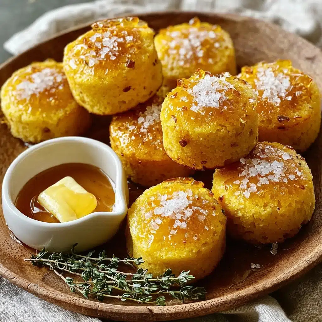 Southern-Style Honey Butter Cornbread Poppers Delight Recipe - Recipe Image