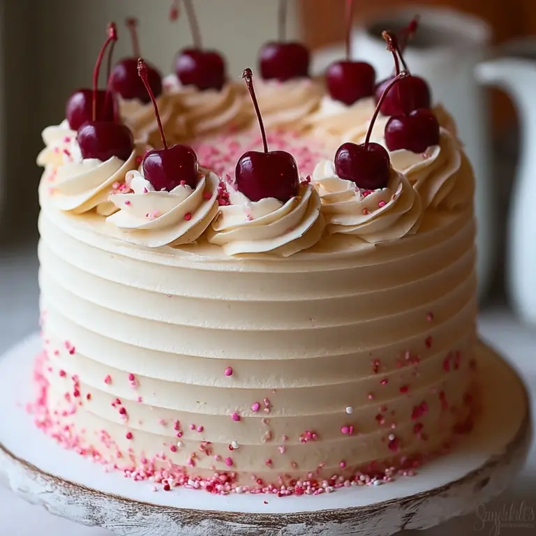 Vintage Maraschino Cherry Cake Recipe