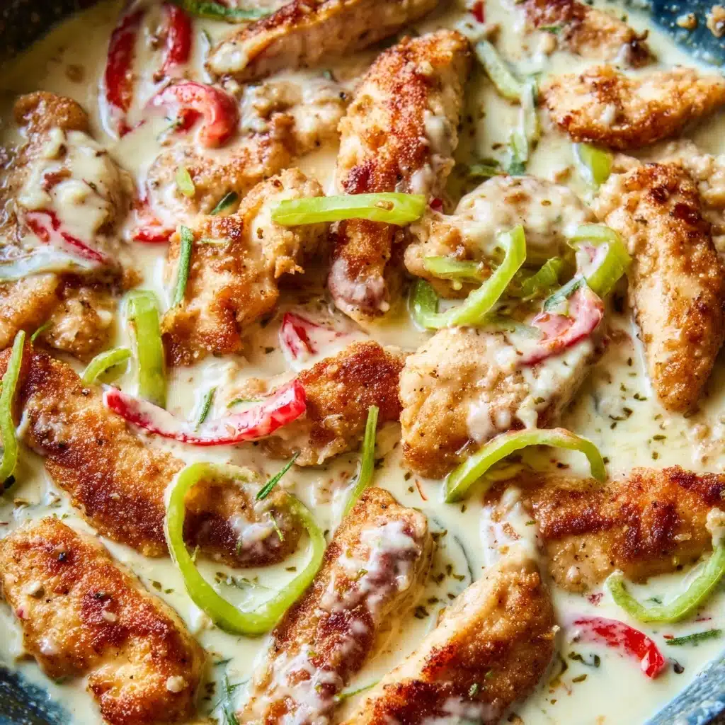 Creamy Pepperoncini Chicken Skillet Recipe - Recipe Image