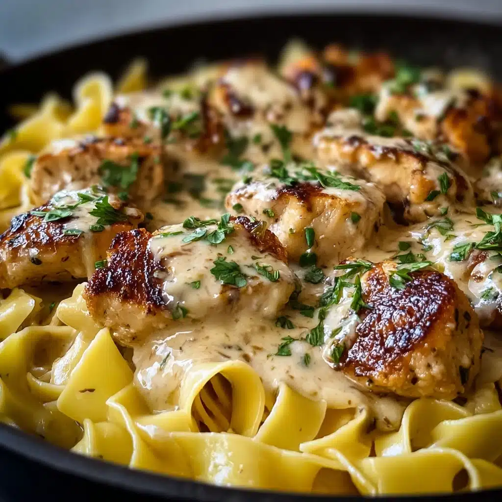 One-Pan Chicken with Buttered Noodles Recipe - Recipe Image