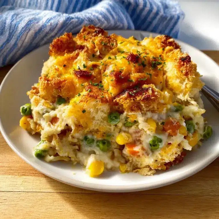 Chicken & Biscuit Dinner Cobbler Recipe