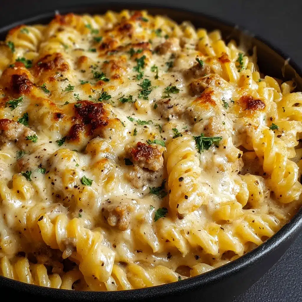 The Best Crockpot Garlic Parmesan Chicken Pasta Recipe - Recipe Image