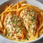 Chicken Fillet in Spicy, Creamy Garlic-Parmesan Sauce Recipe