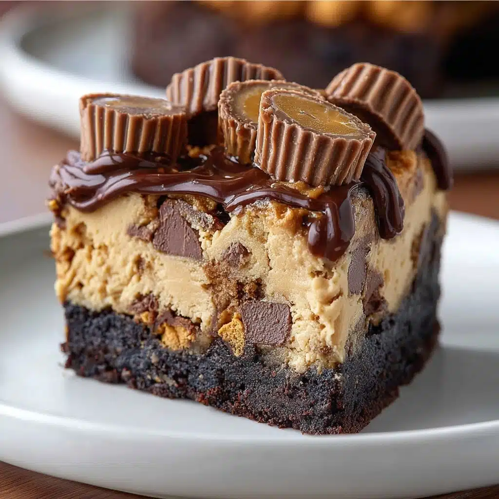 1 bowl peanut butter cup dump cake delight devours time Recipe - Recipe Image