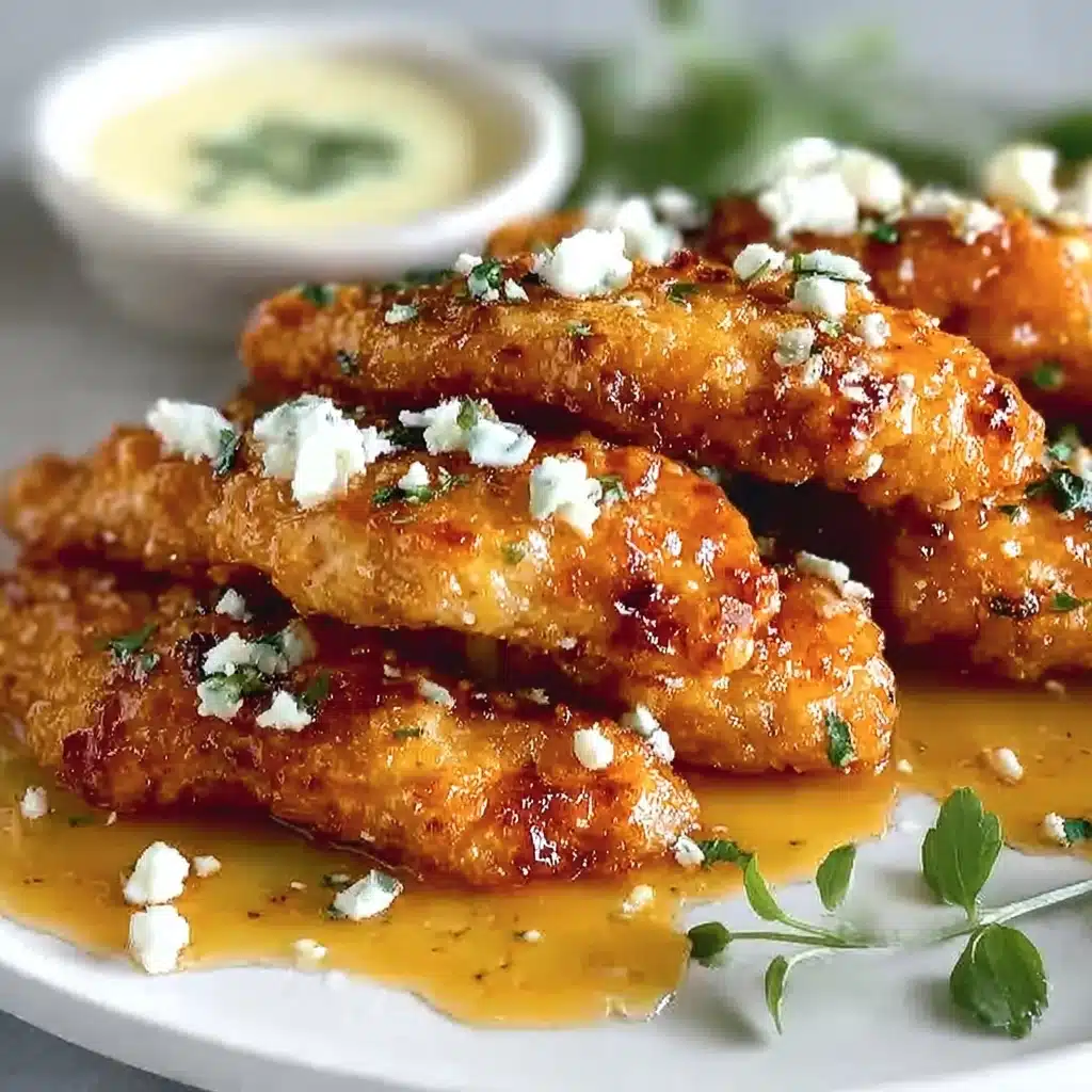 Crispy Hot Honey Feta Chicken Recipe for Perfect Taste Recipe - Recipe Image
