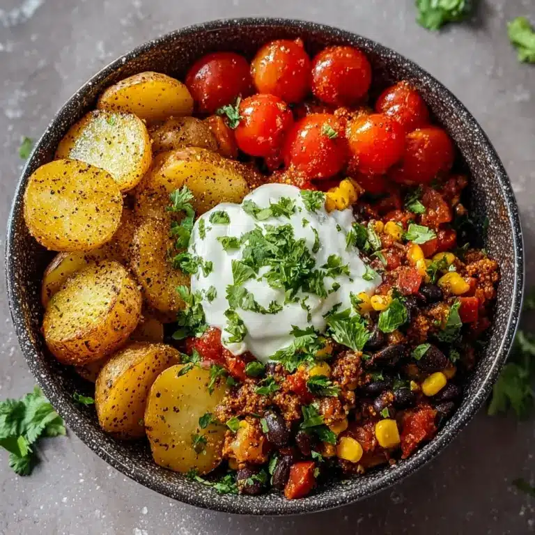 Loaded Potato Taco Bowl Recipe