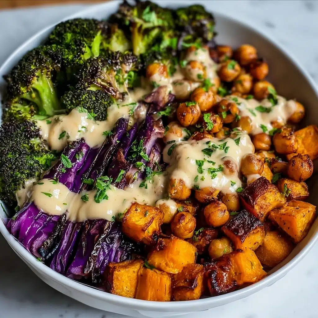 a Bowls with Maple Dijon Tahini Dressing Recipe - Recipe Image