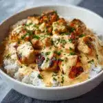 Creamy Smothered Chicken and Rice Recipe