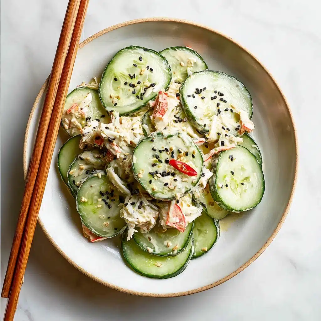 California Roll Cucumber Salad Recipe