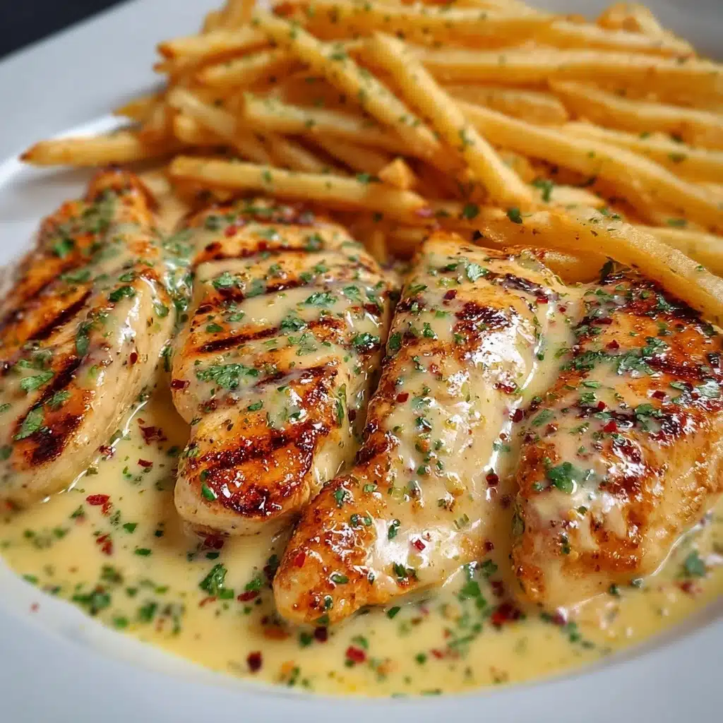 Chicken Fillet in Spicy, Creamy Garlic-Parmesan Sauce Recipe - Recipe Image