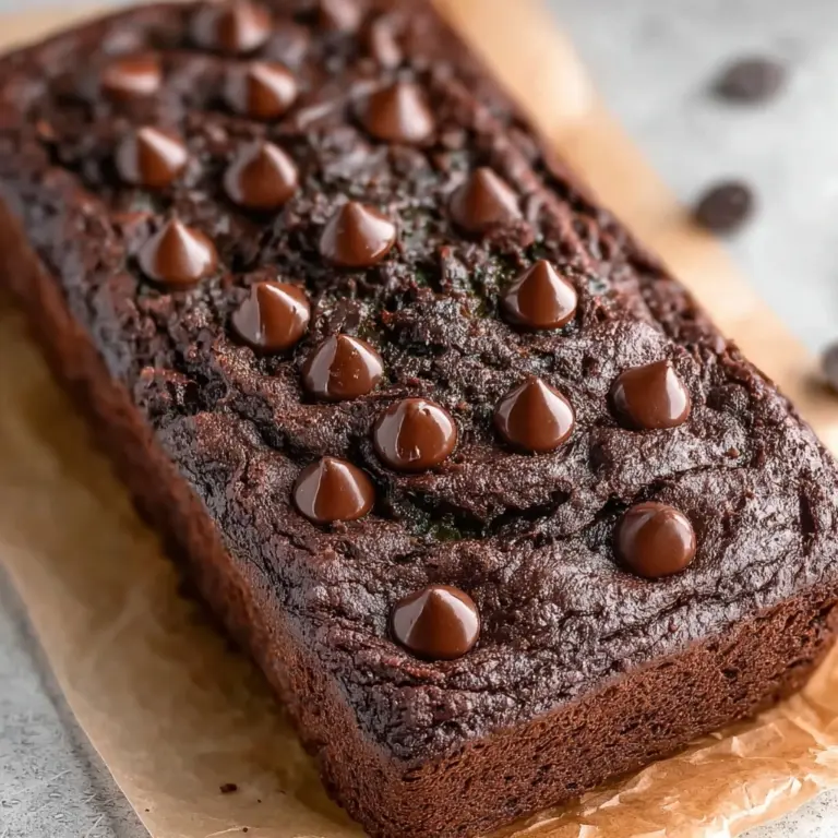 Indulgent Chocolate Zucchini Bread with Sour Cream Recipe