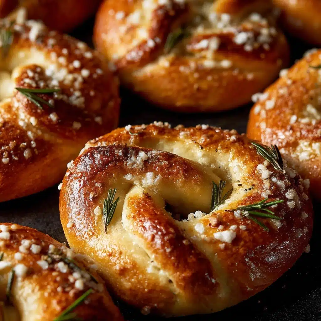 Rosemary Parmesan Mozzarella Pretzels Recipe - Recipe Image