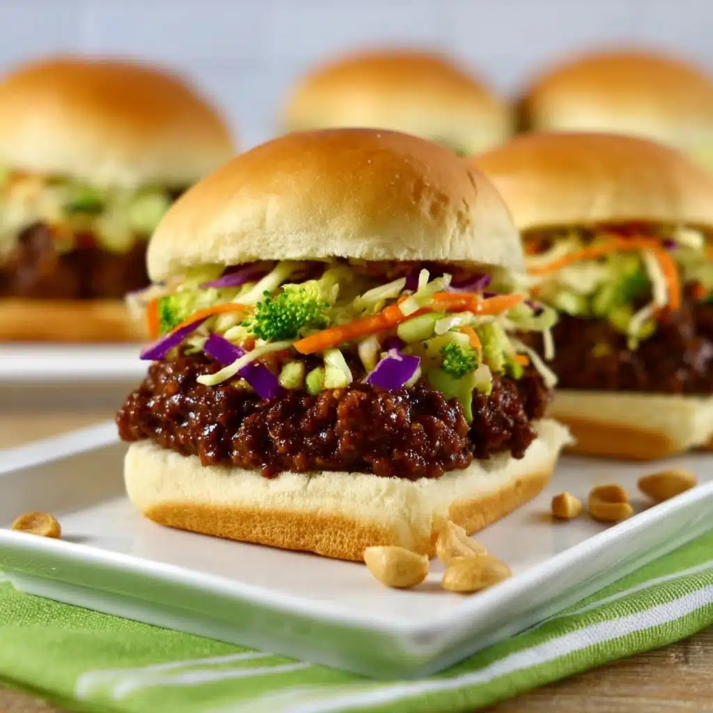 Thai Sloppy Joe Sliders Recipe - Recipe Image