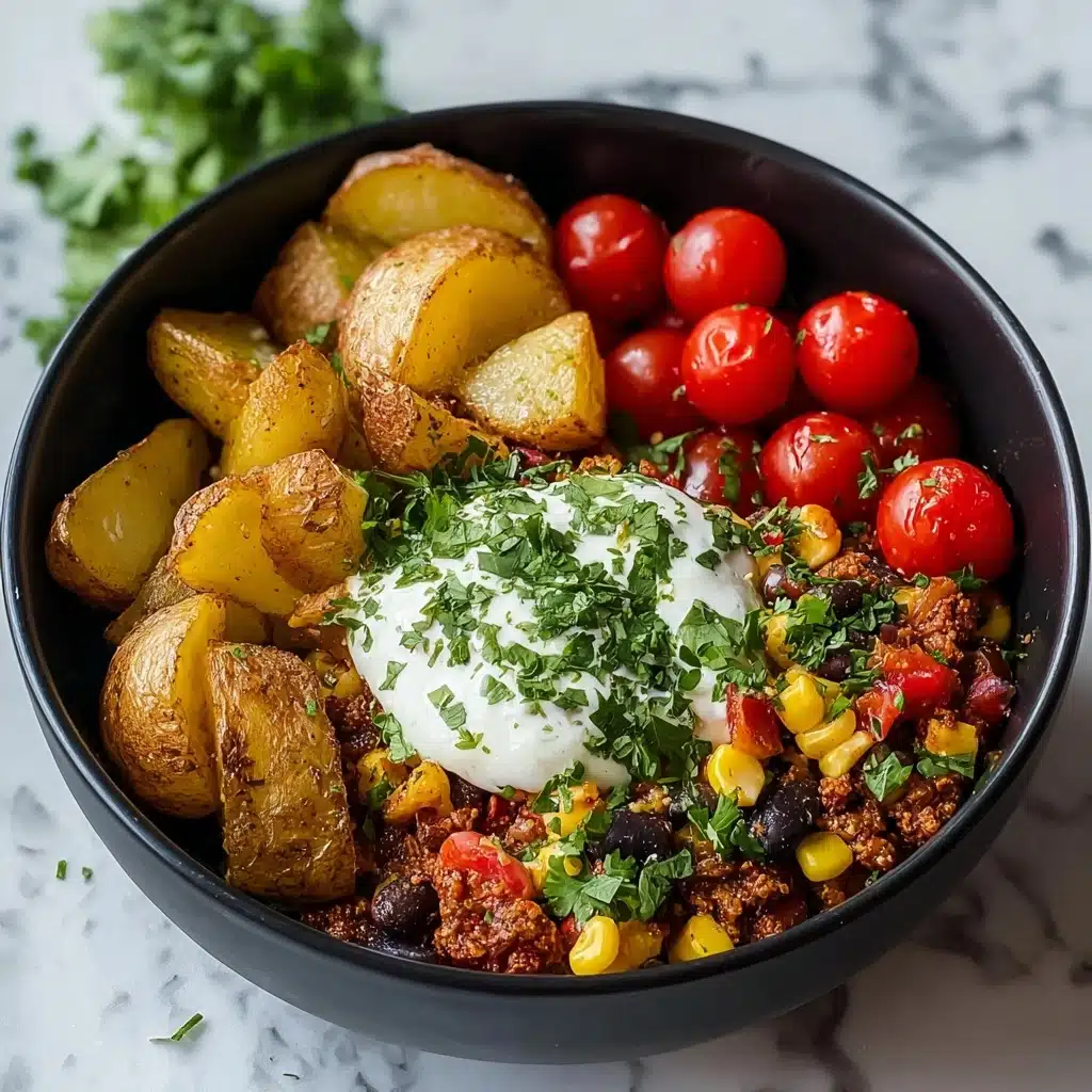 Loaded Potato Taco Bowl Recipe - Recipe Image
