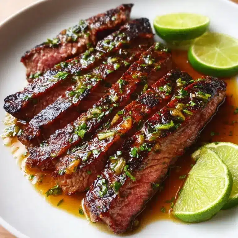 20-Minute Chili Lime Flank Steak That Melts Heart Recipe
