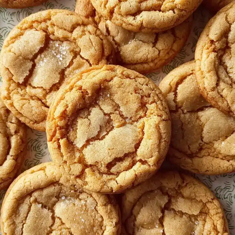 Thick and Chewy Peanut Butter Cookies Recipe