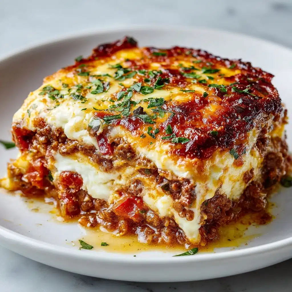 Cheesy Hamburger Rice Casserole Recipe - Recipe Image