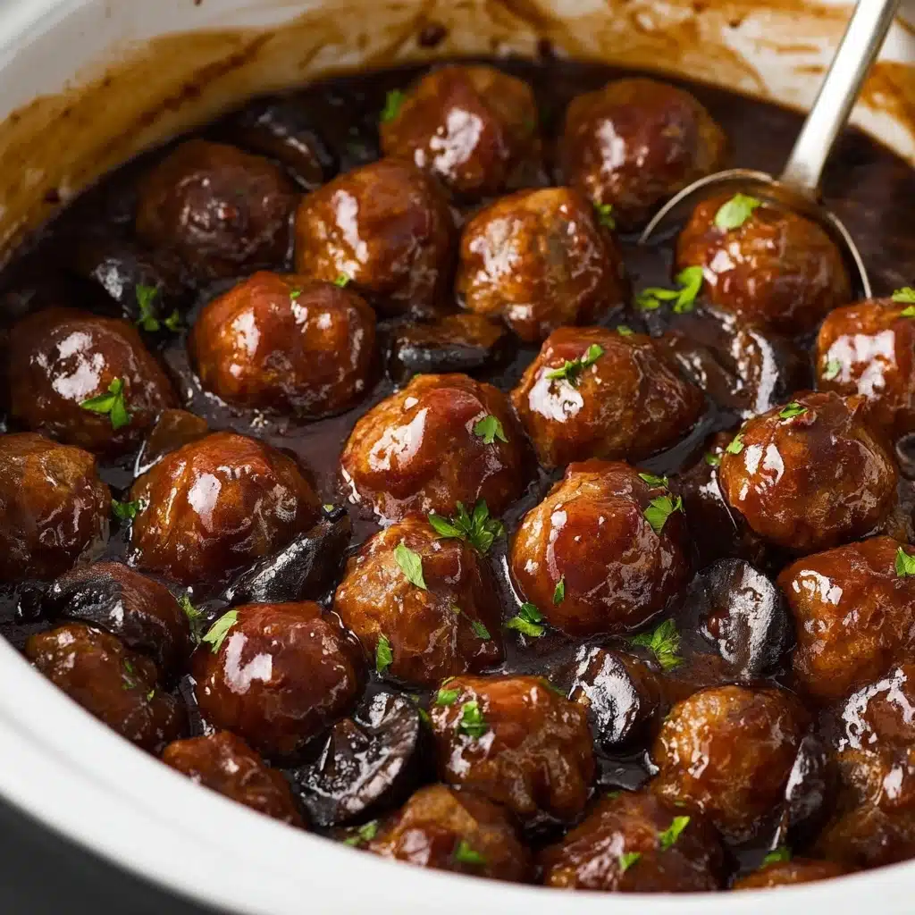 Slow Cooker Salisbury Steak Meatballs Recipe - Recipe Image