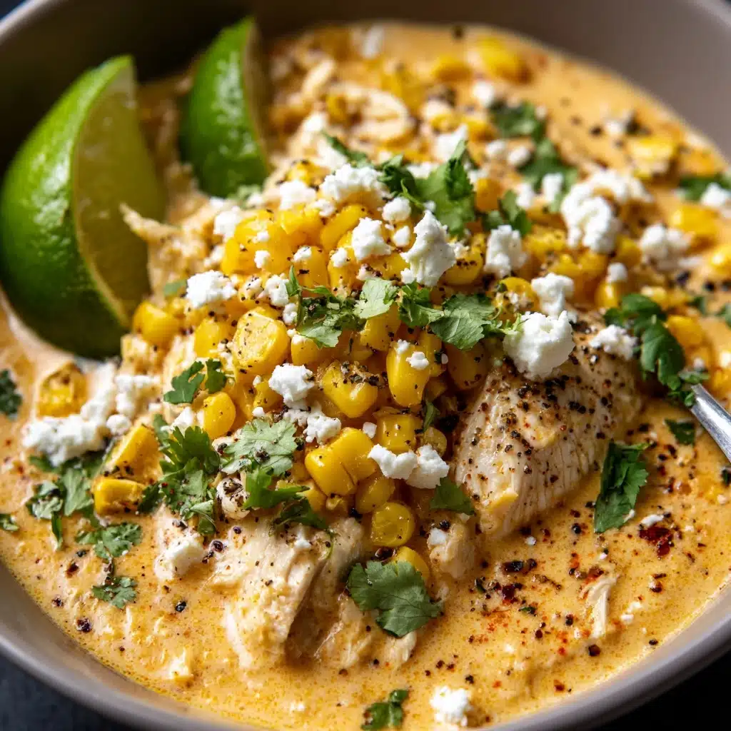 Slow Cooker Street Corn Chicken Recipe - Recipe Image