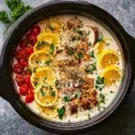 Crockpot Creamy Garlic Parmesan Chicken Recipe